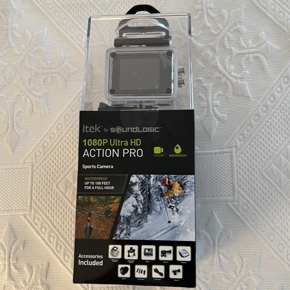 itek 1080P ULTRA HD ACTION PRO SPORTS CAMERA, WATERPROOF—BRAND NEW - Picture 3 of 6